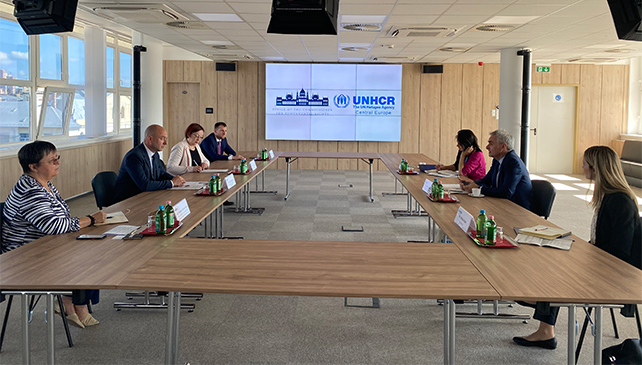 DR. ÁKOS KOZMA RECEIVES UNHCR’S REPRESENTATIVE IN CENTRAL EUROPE