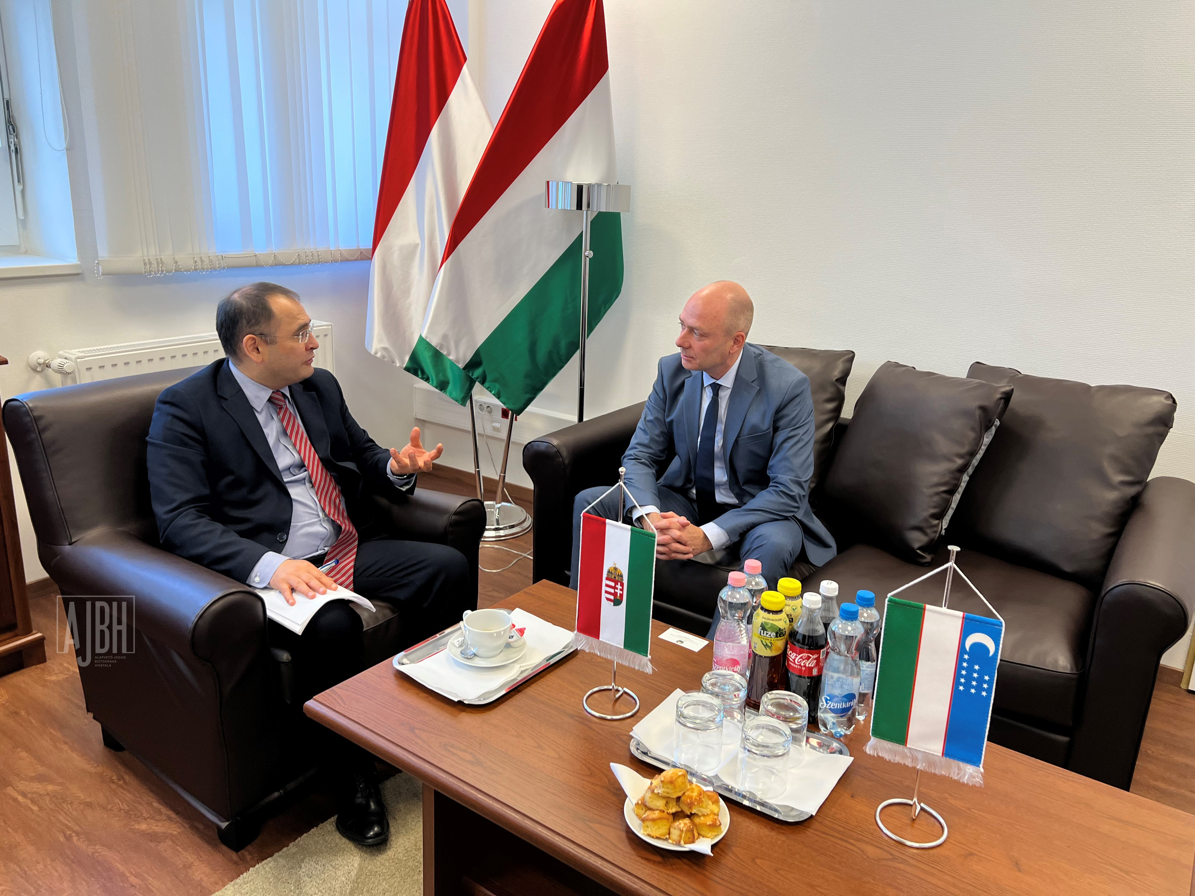 Dr. Ákos Kozma Hosts Ambassador of Uzbekistan to Hungary